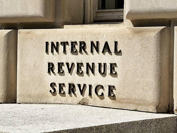 istock IRS.Internal Revenue Service Headquarters.sign. 2233404499