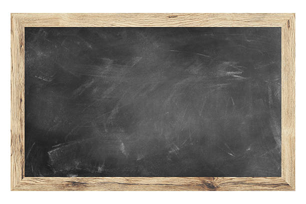 Business strategies and goals or New Year and Merry Christmas written on a school chalkboard or blackboard.