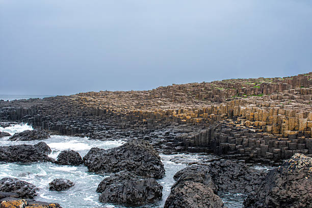 istock Giant's Causeway in Northern Ireland. Rock formations and basalt hexagonal columns on Coast of Atlantic Ocean near Bushmills 2233408472