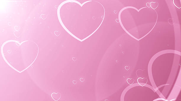 istock Seamless pattern with hearts. Romantic creamy peach background for textile, wallpaper, fabric, design 4K photo 2233409241