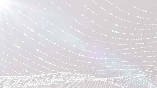 istock Futuristic line wave background 4K stok video 2233409246