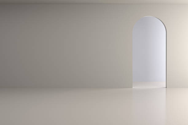 istock Modern interior with blank wall and wooden parquet, empty room, 3D rendering 2233417728