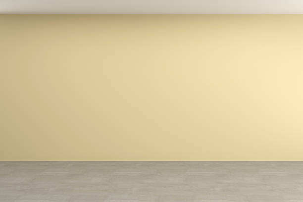 istock Modern interior with blank wall and wooden parquet, empty room, 3D rendering 2233422050