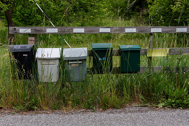 istock Various colorful roadside mailboxes in rural Sweden 2233425321