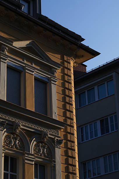 istock Old town austrian building in the morning sun 2233427075