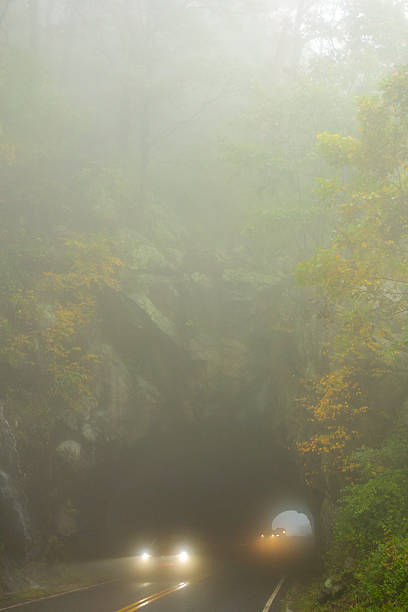istock Foggy Skyline Drive Tunnel 2233427732