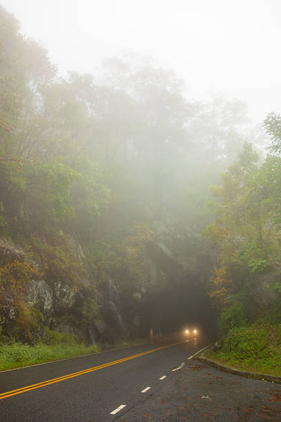 istock Foggy Skyline Drive Tunnel 2233427765