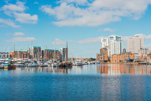 istock Ipswich waterfront reflecting on the river orwell on a sunny day 2233432455