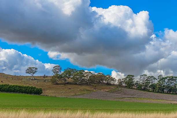 istock Clouds and a Winter sky over rural land 2233437230