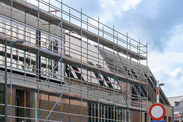 istock Scaffolding for repairs to building facades and roofs 2233439603