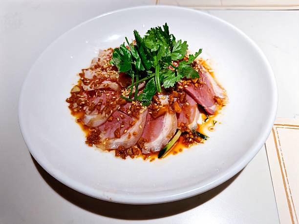 istock Sliced Pork Belly with Garlic Sauce 2233441907