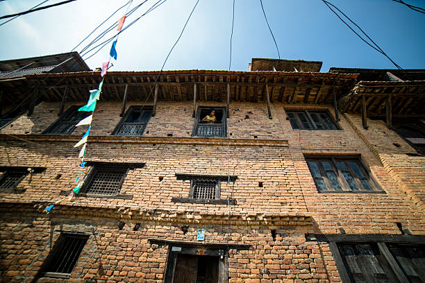 rural village in Kritpur, Nepal., on May 25, 2019.