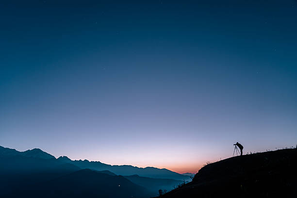 istock Morning view of Mountain range in Lamjung 2233451262