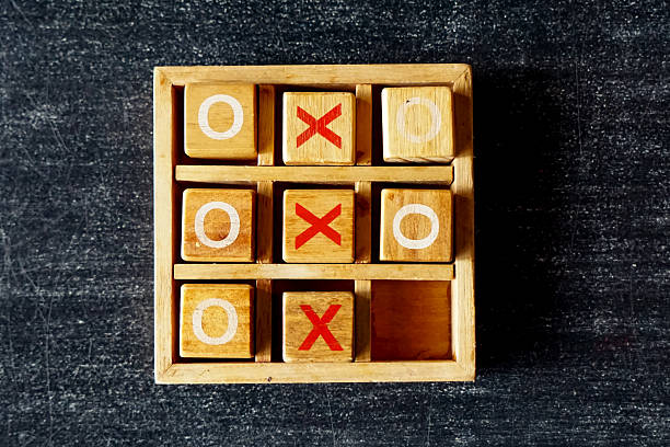 istock Wooden tic-tac-toe 2233451354