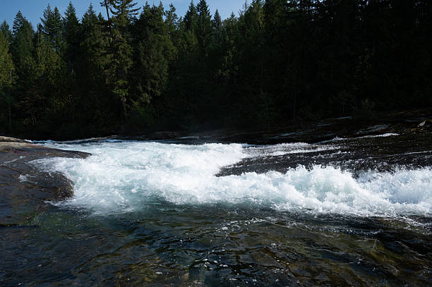 istock waterfall moving water in the river 2233452606