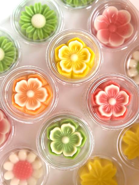 istock Colorful flower-shaped jelly 2233455136