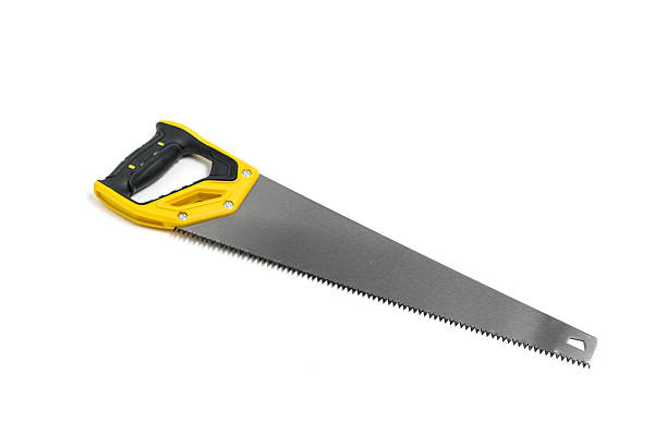 istock Hand saw isolated on white background for industrial and construction concept. 2233465194