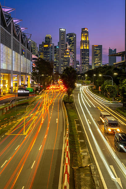 istock Beautiful night scene of Singapore. 2233468343