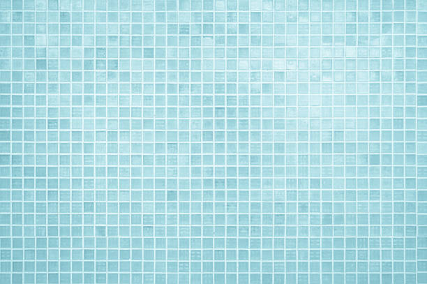 istock Blue ceramic wall chequered and floor tiles mosaic background in bathroom, kitchen. 2233471935