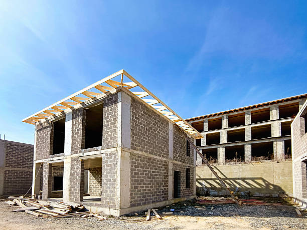 istock New house under construction. Construction site, business. 2233474966
