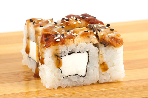istock This is a Delicious Sushi Roll featuring Eel alongside Cream Cheese 2233481689