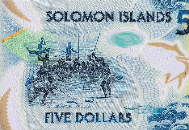 istock Closeup of Solomon Islands 5 Dollar Banknote 2233486835