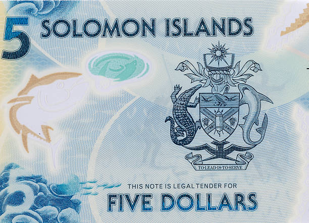 istock Closeup of Solomon Islands 5 Dollar Banknote 2233486907