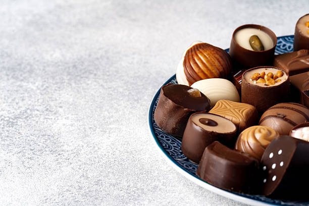 istock Various chocolate praline candies assortment close up 2233487730