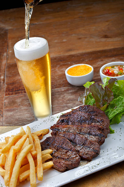 istock Bar snack with meat and cold beer 2233489674