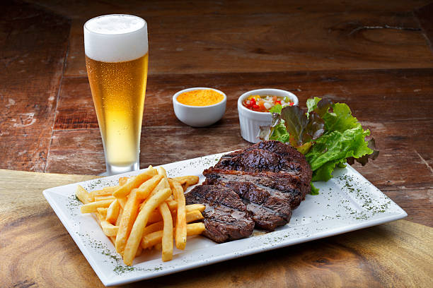 istock Bar snack with meat and cold beer 2233489839