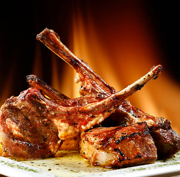 Roasted rack of lamb