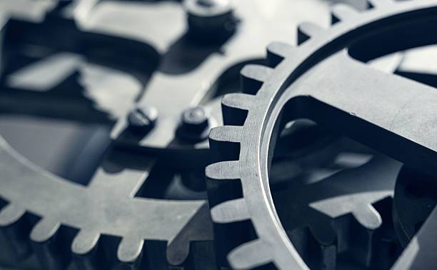 istock Machine Gear wheels industrial background 2233500377