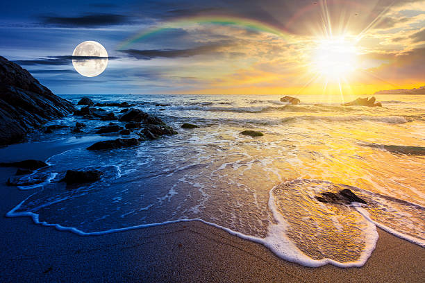 istock seascape on summer solstice at twilight 2233503837