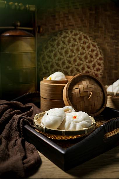 Steamed stuff bun,steamed dumpling,stuffed steamed bun,thai called sarapao,Zhongyuan Festival,Hungry Ghost Festival