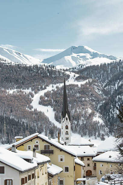 istock Alpine village in Switzerland 2233511529