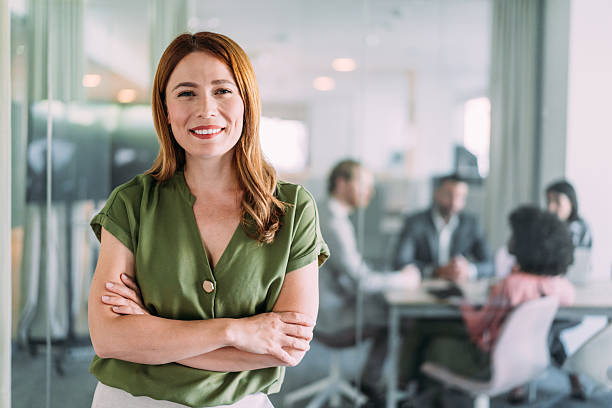 istock Successful businesswoman in the office. 2233517982