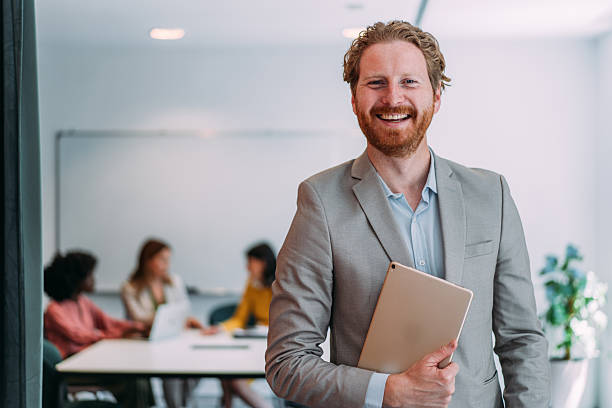 istock Successful businessman in the office. 2233518001