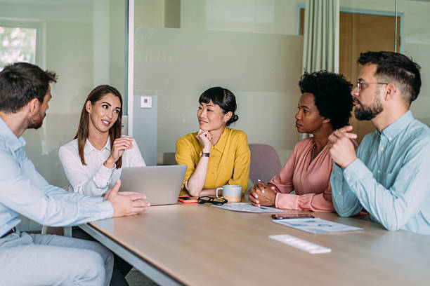 istock Business persons on meeting in the office. 2233519876