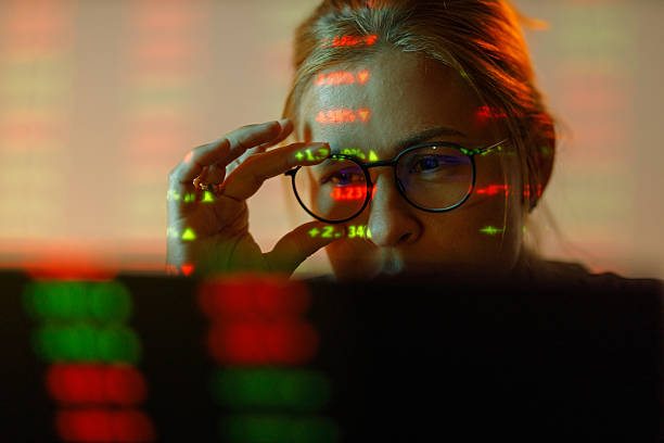 istock Woman Analyzing Stock Market 2233521494