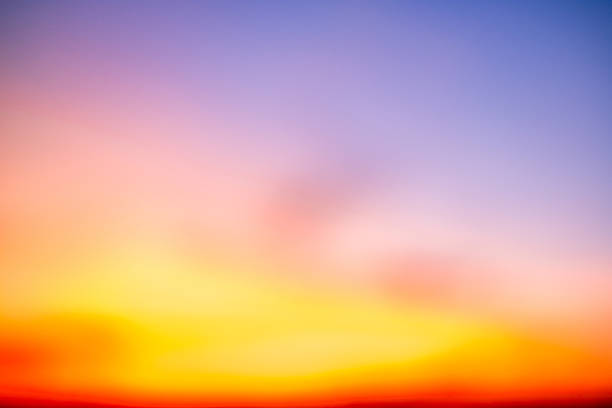 istock Beautiful , luxury soft gradient orange gold clouds and sunlight on the blue sky perfect for the background, take in evening,Twilight, Large size, high definition landscape photo 2233525178