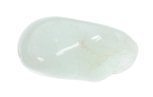 istock Beautiful mineral isolated on white. Natural gemstone 2233530906