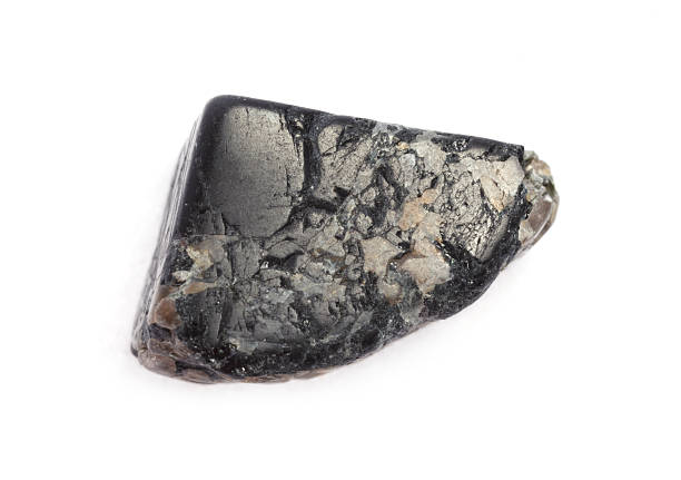 istock Beautiful smokey topaz isolated on white. Natural gemstone 2233530911