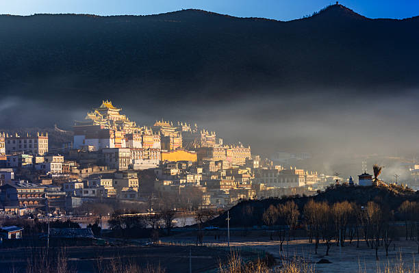 istock Sunrise at Songzanlin Temple 2233534272