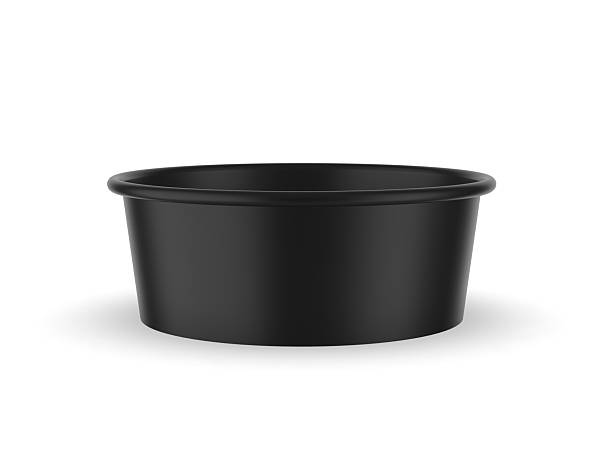 istock 3D render illustration of blank round disposable food bowls container. 2233534634