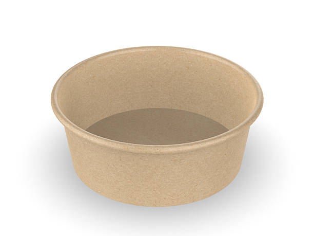 istock 3D render illustration of blank round disposable food bowls container. 2233534700