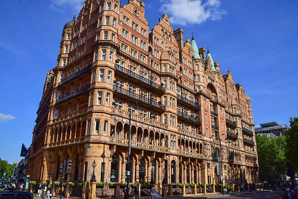 London, UK - August 22 2025: daytime exterior view of Kimpton Fitzroy Hotel in Russell Square