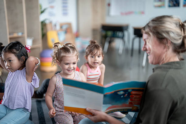 istock Teacher Reading to a Group of Diverse Children in a Classroom Setting 2233543420