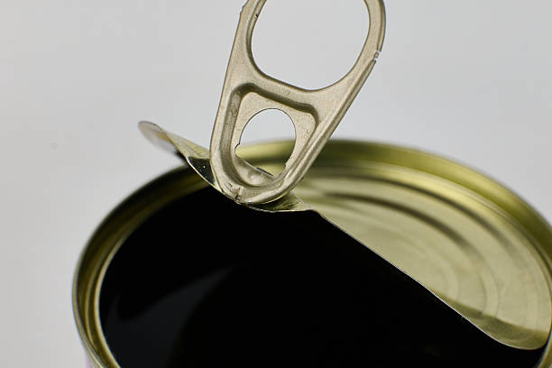 istock Metal can with a pop-top lid partially open 2233543929