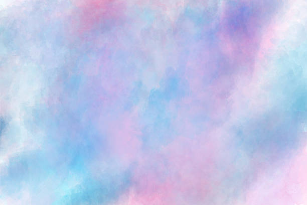 istock Watercolor background in pink blue soft color 2233554956