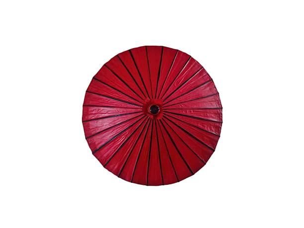 istock Antique dark red mulberry paper umbrella 2233561891